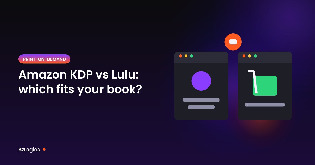 Illustration of two browser windows side by side comparing two options