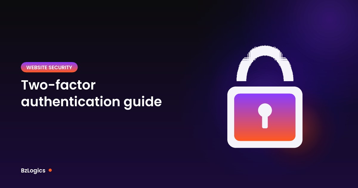 Illustration of a padlock representing two-factor authentication